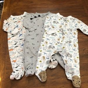 Boys 6 month Footed Sleepers